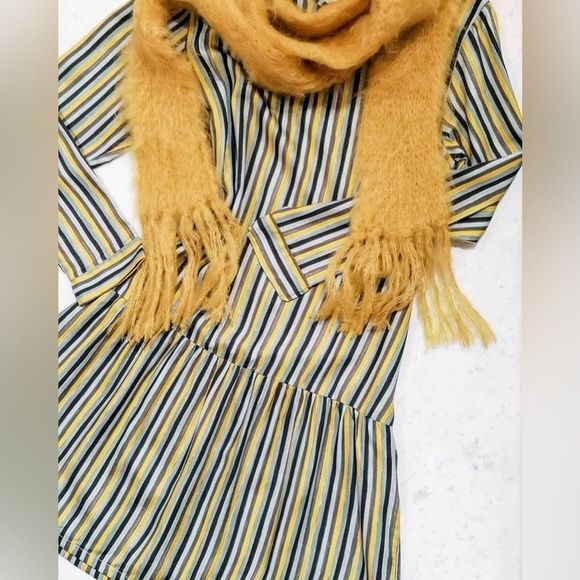 🐠PAN🐠 Striped Shift Dress / Size Small - Picture 3 of 8